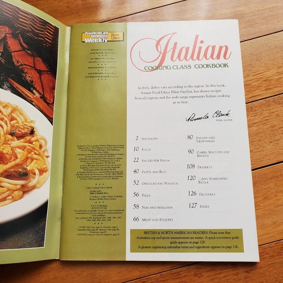Italian Cooking Class Cookbook - Picture 2 of 4